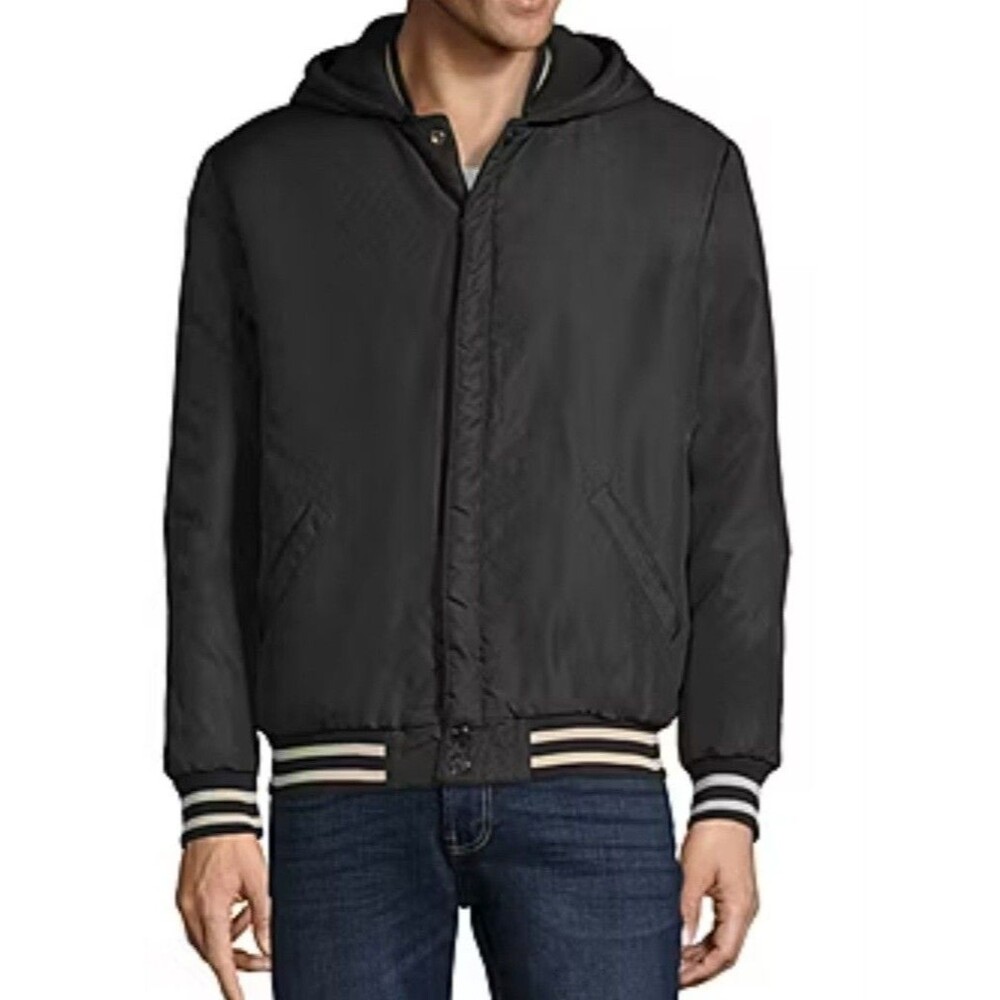 Hollister California Jacket, Polyester, Men Size XS, 17.5 Inch Of Armp To Armp